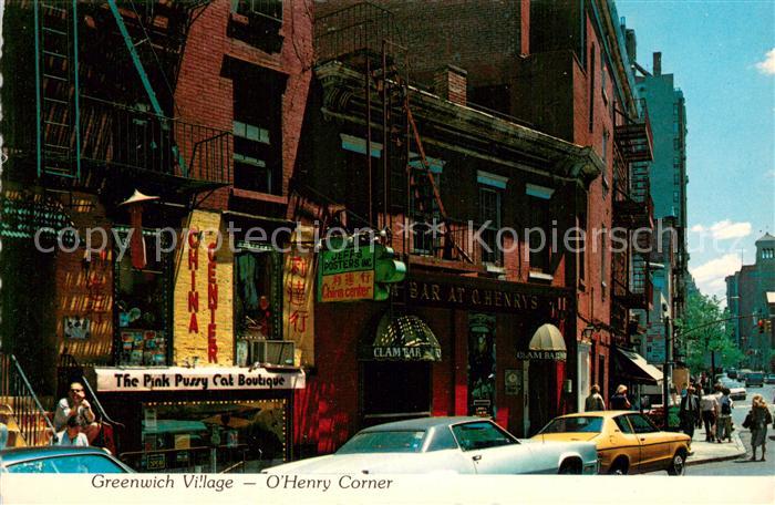 Greenwich Village New York O Henry Corner