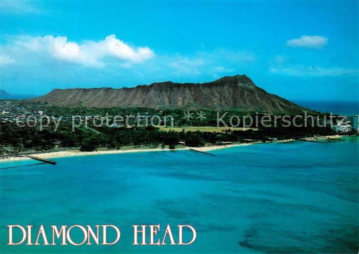 Waikiki Diamond Head aerial view