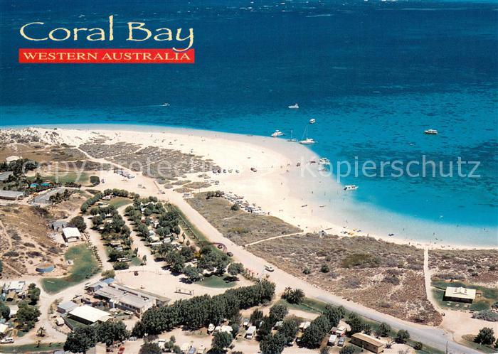Coral Bay Australia Aerial view