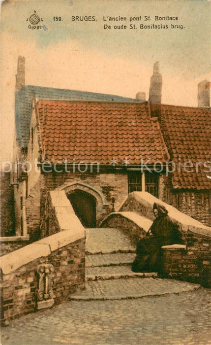 Bruges BRUGGE Belgie Ancien pont Saint Boniface