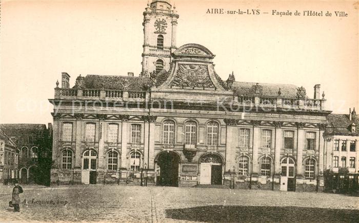 Aire-sur-la-Lys Facade de l Hôtel de Ville