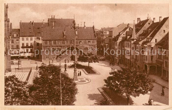 Mulhouse Muehlhausen Rathaus Platz Altstadt