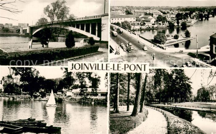 Joinville-le-Pont Vue Generale Pont sur la Marne Carrefour de Beauté
