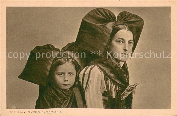 Mulhouse Muehlhausen Types Alsaciens Costumes