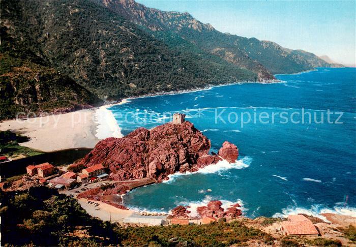 Porto Corse La Tour Génoise et la plage