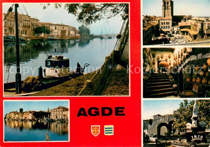 Agde Bords de l Hérault La Galiote Cathedrale Saint Etienne Musee Agathois Fonta
