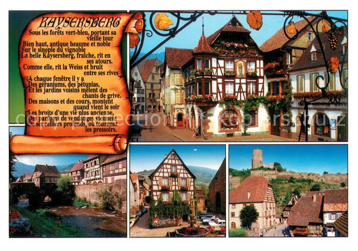 Kaysersberg Haut Rhin Vieilles maisons XVe siècle Bords de la