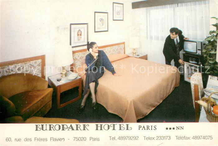 Paris 75 Europark Hotel Chambre