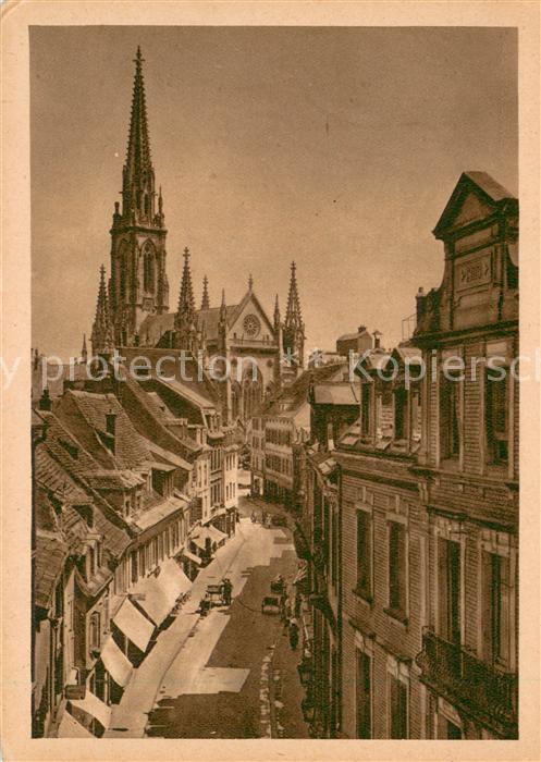 Mulhouse Muehlhausen Rue Henriette avec Temple