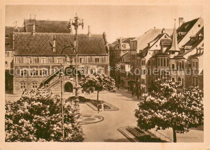 Mulhouse Muehlhausen Place de la Réunion Hôtel de Ville