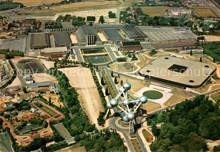 Bruxelles Bruessel Panorama du Heysel Fliegeraufnahme