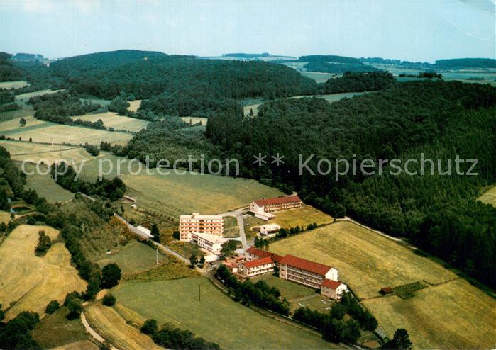 Neukirchen Knuellgebirge Wald Sanatorium Urbachtal Fliegeraufnahme