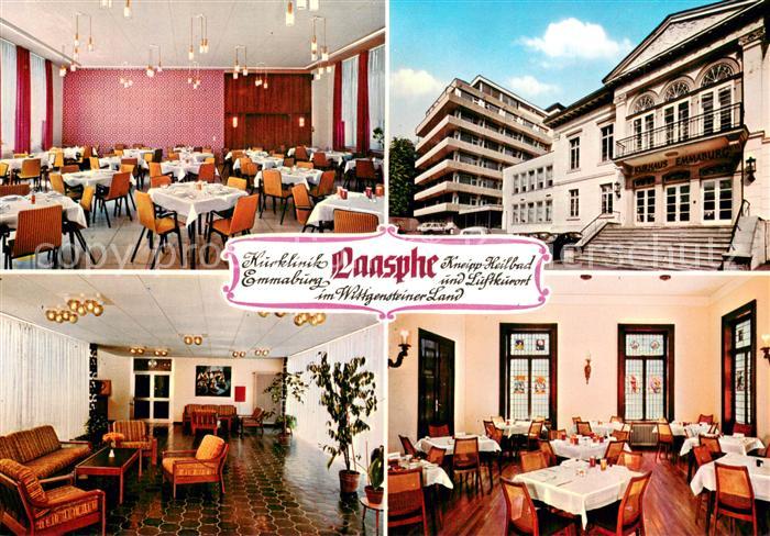 Laasphe BAD LAASPHE NRW Kurklinik Emmaburg Gast und Aufenthaltsraeume