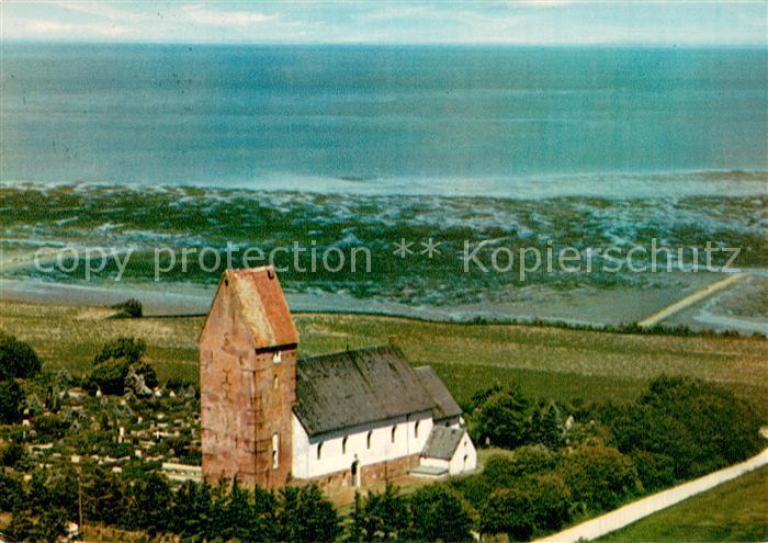 Keitum Sylt Kirche Strand Fliegeraufnahme