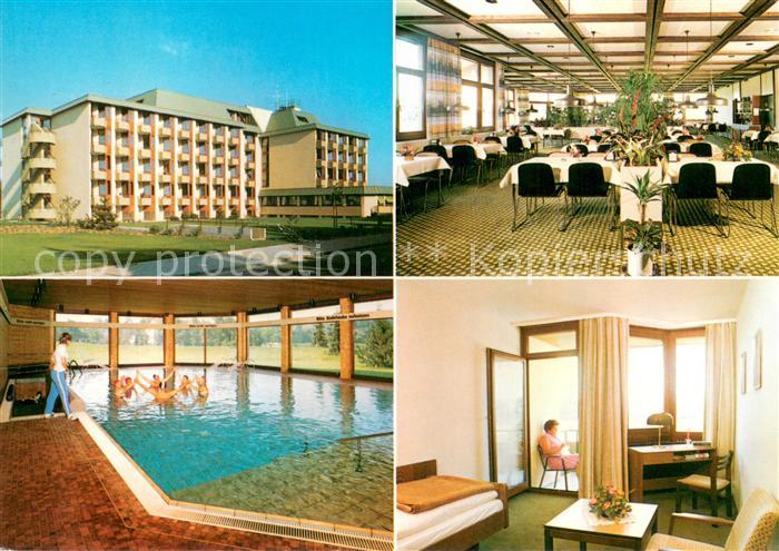 Bad Krozingen Breisgau Klinik Speisesaal Hallenbad Zimmer