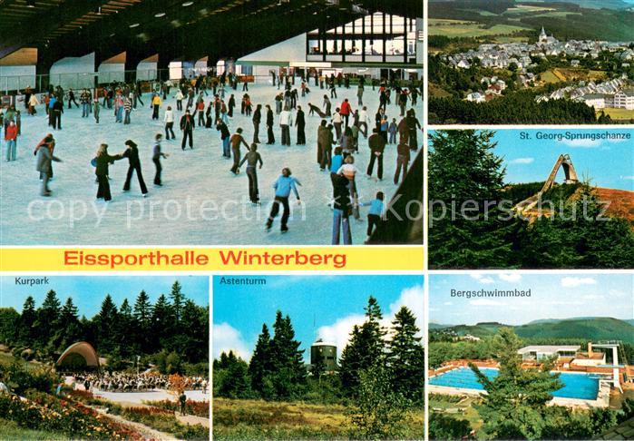 Winterberg Hochsauerland Eissporthalle Winterberg Kurpark Astenturm St Georg Spr