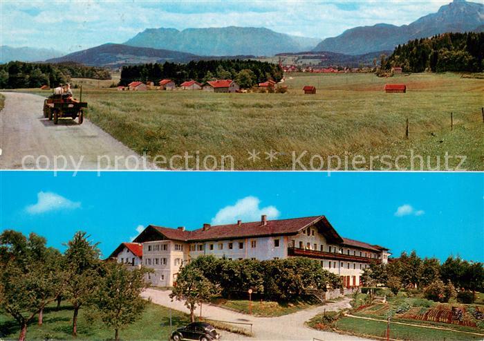 Teisendorf Oberbayern Panorama Kurheim Holzhausen
