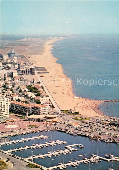 Canet Plage Vue aerienne Le Port
