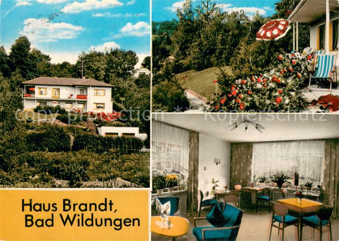 Bad Wildungen Pension Haus Brandt Terrasse Stube