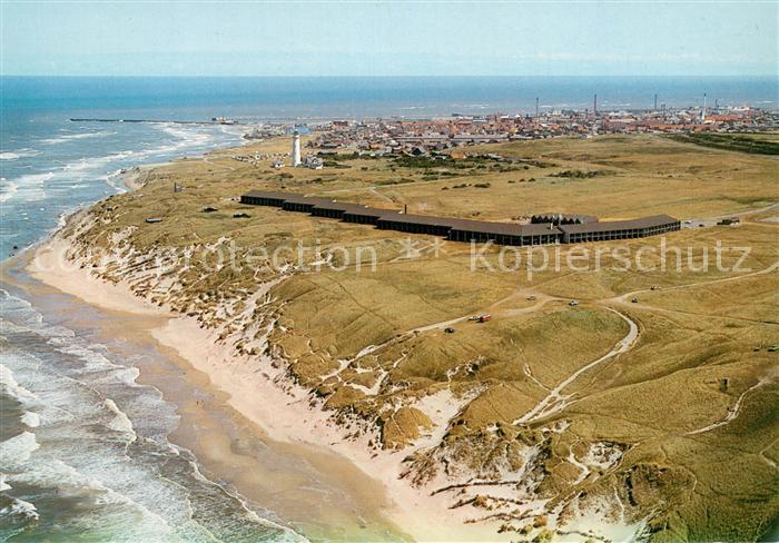 Hirtshals Feriehotel Fyrklit Fliegeraufnahme Danland