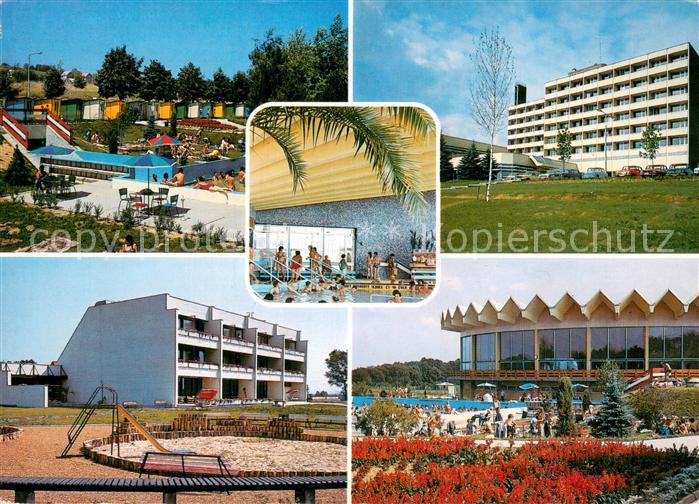 Zalakaros Ungarn Hotelanlage Hallenbad Freibad Spielplatz