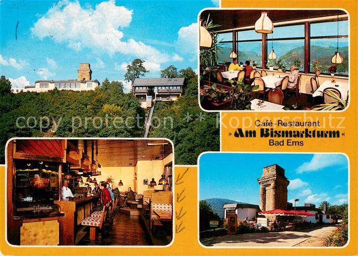 Bad Ems Cafe Restaurant Am Bismarckturm Gaststube Bar