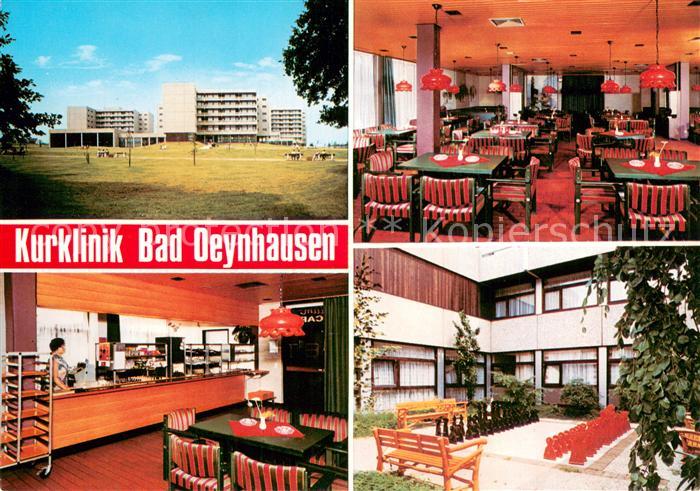 Bad Oeynhausen Kurklinik Speisesaal Theke Gartenschach