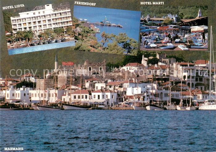 Marmaris Hotel Lidya Feriendorf Hotel Marti Ortsansicht
