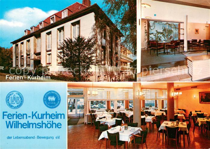 Wilhelmshoehe Kassel Ferien Kurheim Wilhelmshoehe Speisesaal