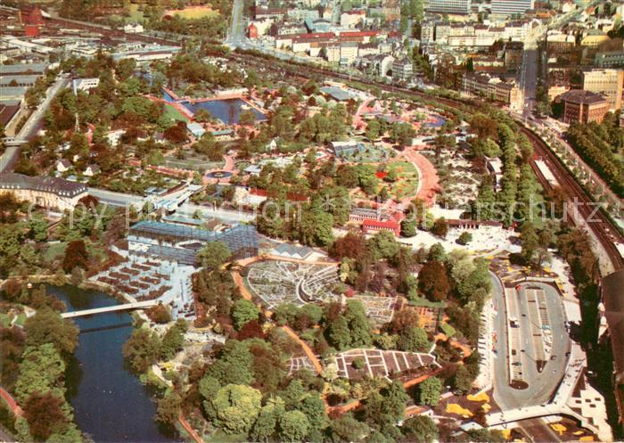 HAMBURG  CITY Gelaende der Internationalen Gartenbau Ausstellung Fliegeraufnahme