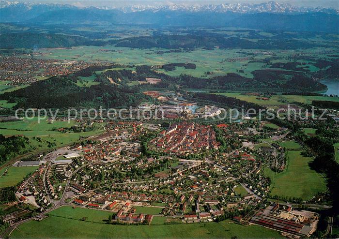 Schongau Bayern Fliegeraufnahme