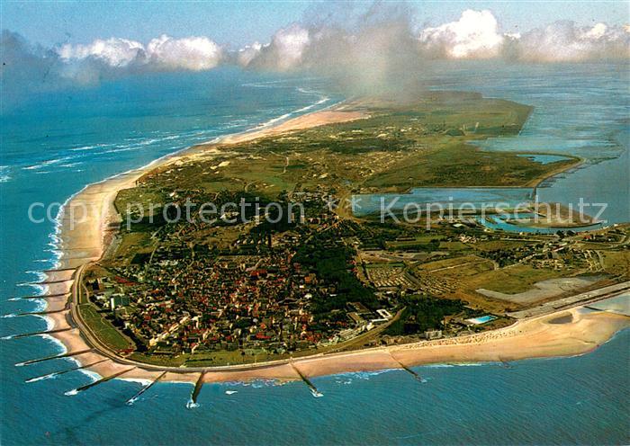 Norderney Nordseebad Insel Fliegeraufnahme