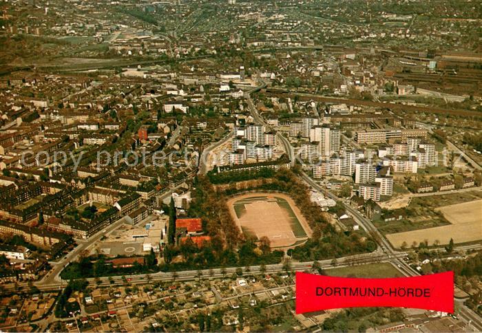 Hoerde Clarenberg Siedlung Sportstadion Fliegeraufnahme