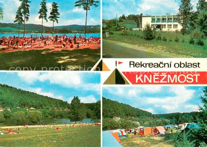 Knezmost Czechia Rekreacni oblast Liegewiese Strand Camping