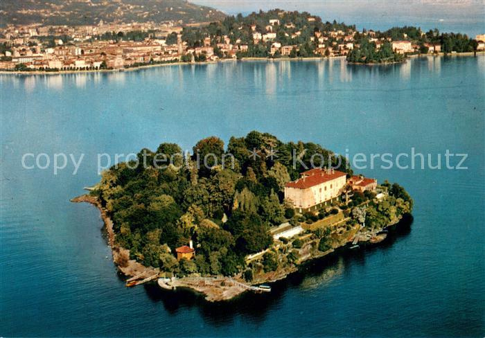 Isola Madre Lago Maggiore Veduta aereo
