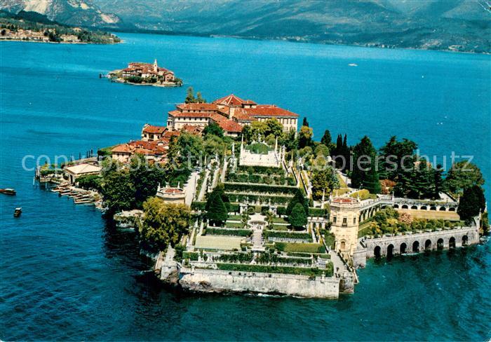 Isola Bella Lago Maggiore e Isola Pescatori Fliegeraufnahme
