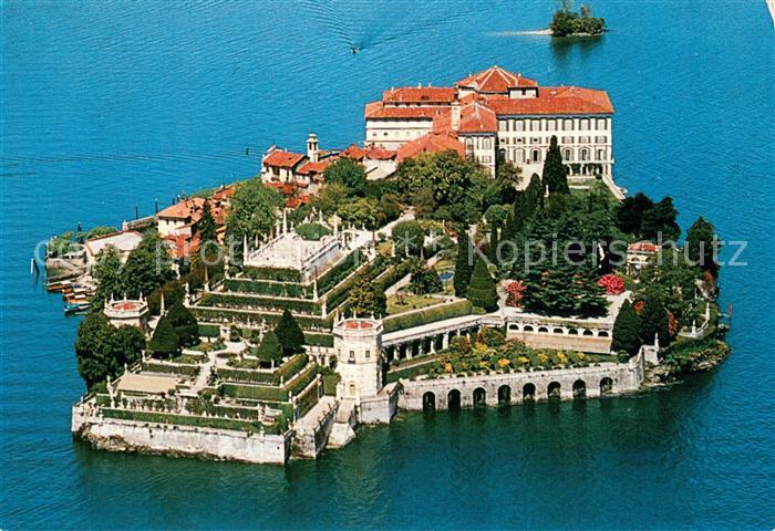Isola Bella Lago Maggiore Fliegeraufnahme