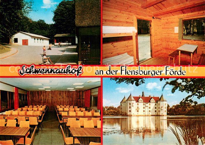Gluecksburg Ostseebad Jugenderholungsstaette Schwennauhof Speisesaal Gluecksburg
