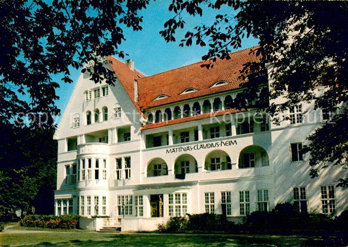 Gluecksburg Ostseebad Matthias Claudius Heim