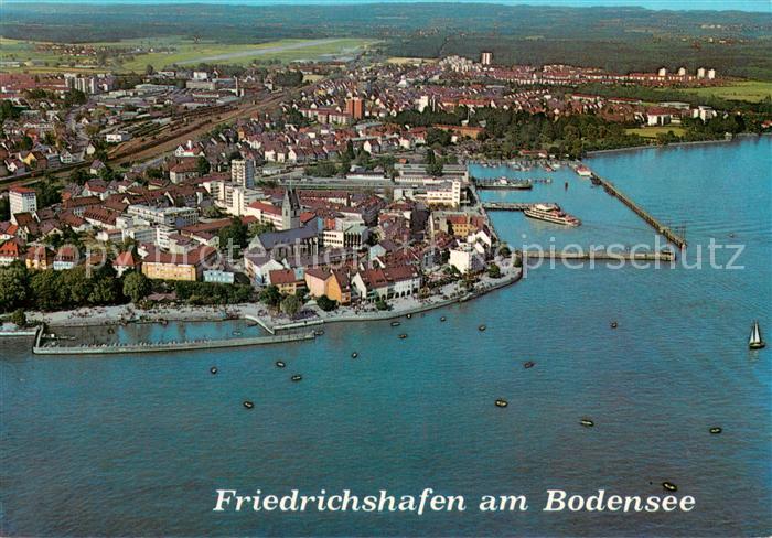 Friedrichshafen Bodensee Altstadtkern Fliegeraufnahme