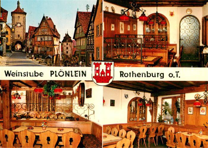 Rothenburg Tauber Weinstube Cafe Poenlein Gastraeume