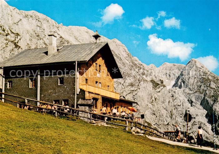 BERCHTESGADEN Bayern Stahlhaus am Torrenerjoch mit Graswandkopf