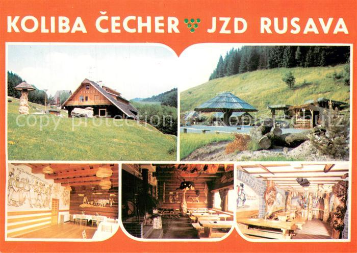 Rusava Czechia Koliba Cecher Kulturni zalizeni Cecher pasta a zeleznicni stanice