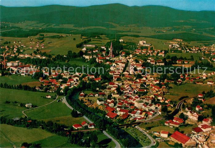 Zwiesel Niederbayern Fliegeraufnahme Gesamtansicht