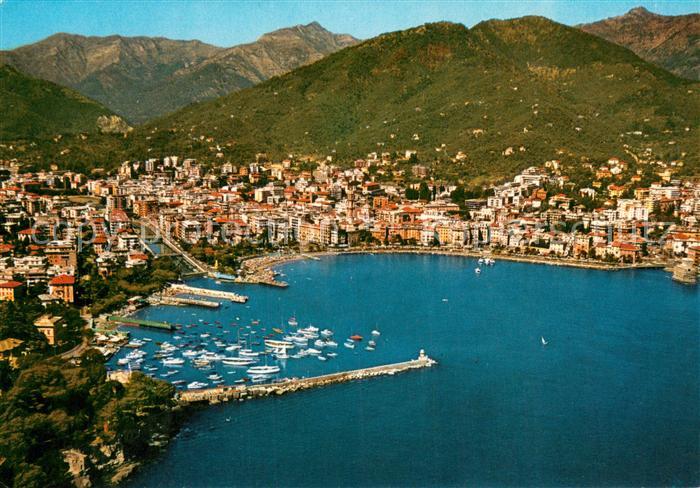 Rapallo Fliegeraufnahme Gesamtansicht