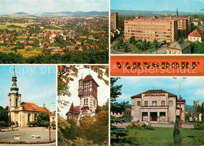 Varnsdorf Celkovy pohled Zavod Elite n. p. Namesti Mestsko divadio