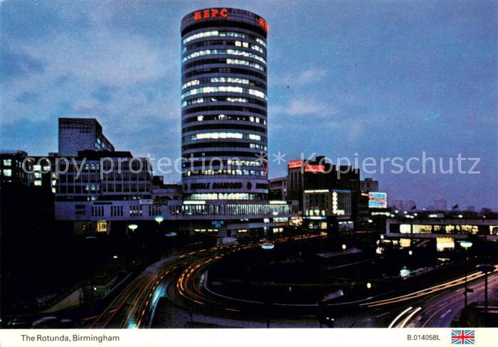 Birmingham The Rotunda at night
