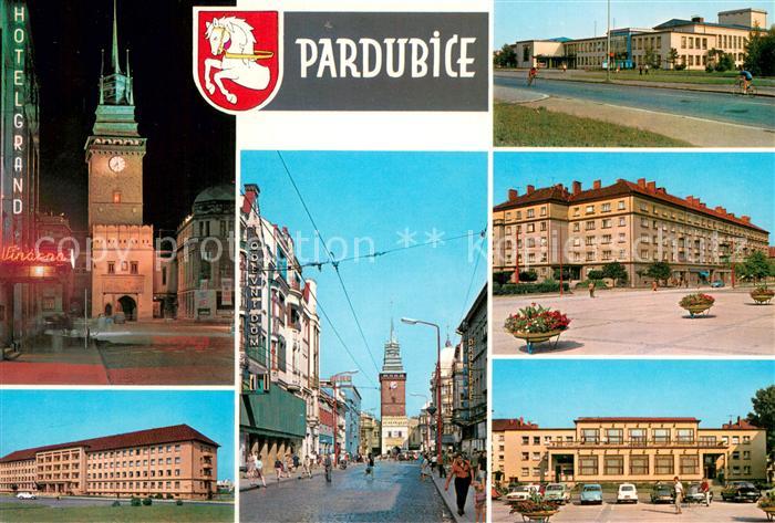 Pardubice Pardubitz Teilansichten