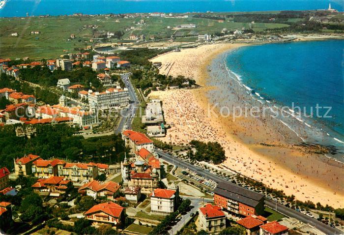 Santander Fliegeraufnahme Playas del Sardinero