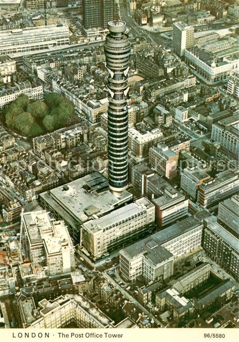 London Fliegeraufnahme The Post Office Tower
